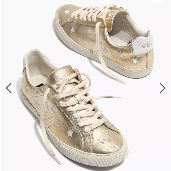 Veja Shoes - LIMITED EDITION VEJA x MADEWELL gold star sneakers